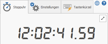 Stoppuhr-Einstellungen