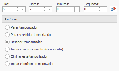 Configuración del temporizador